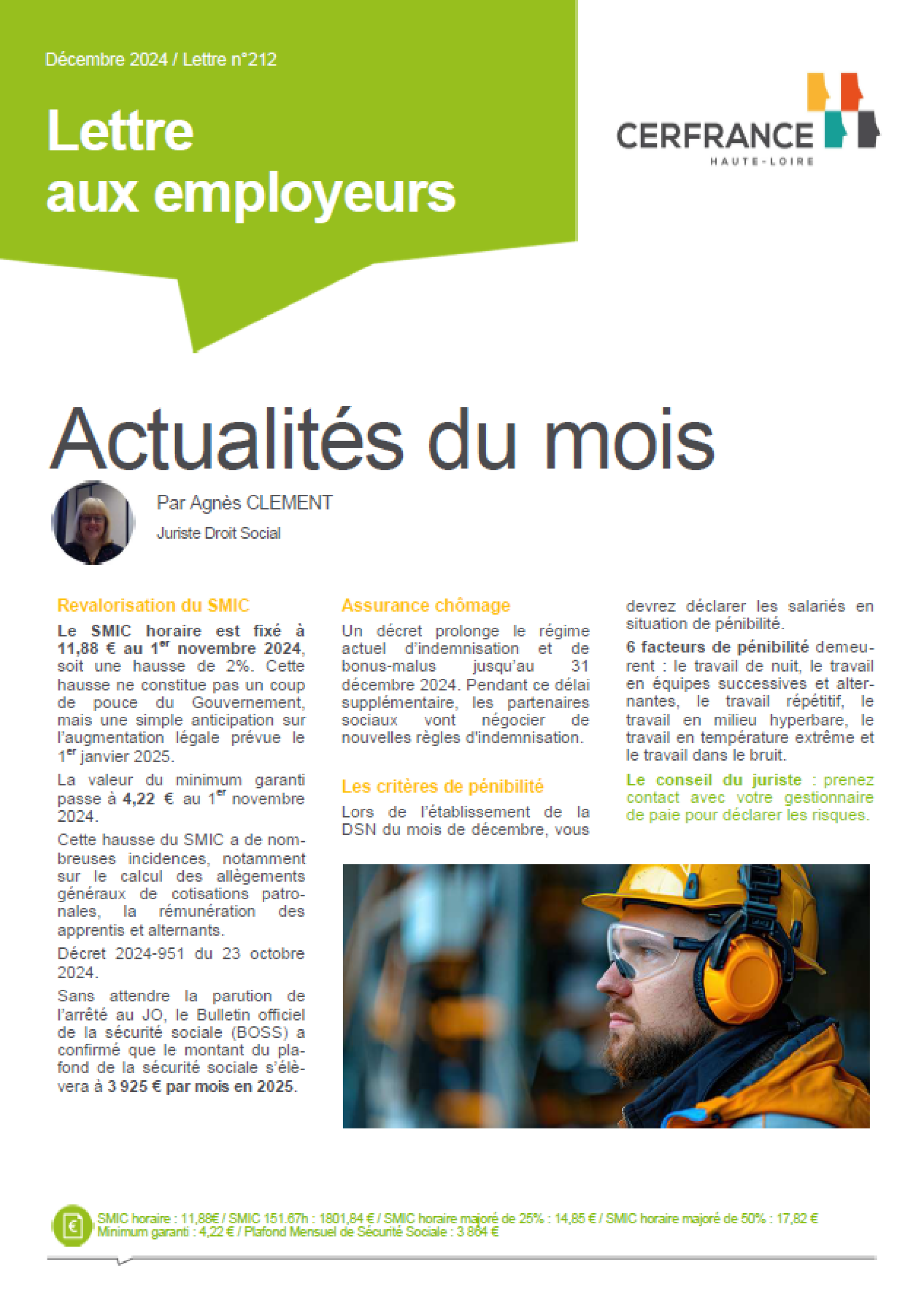 Lettre aux employeurs